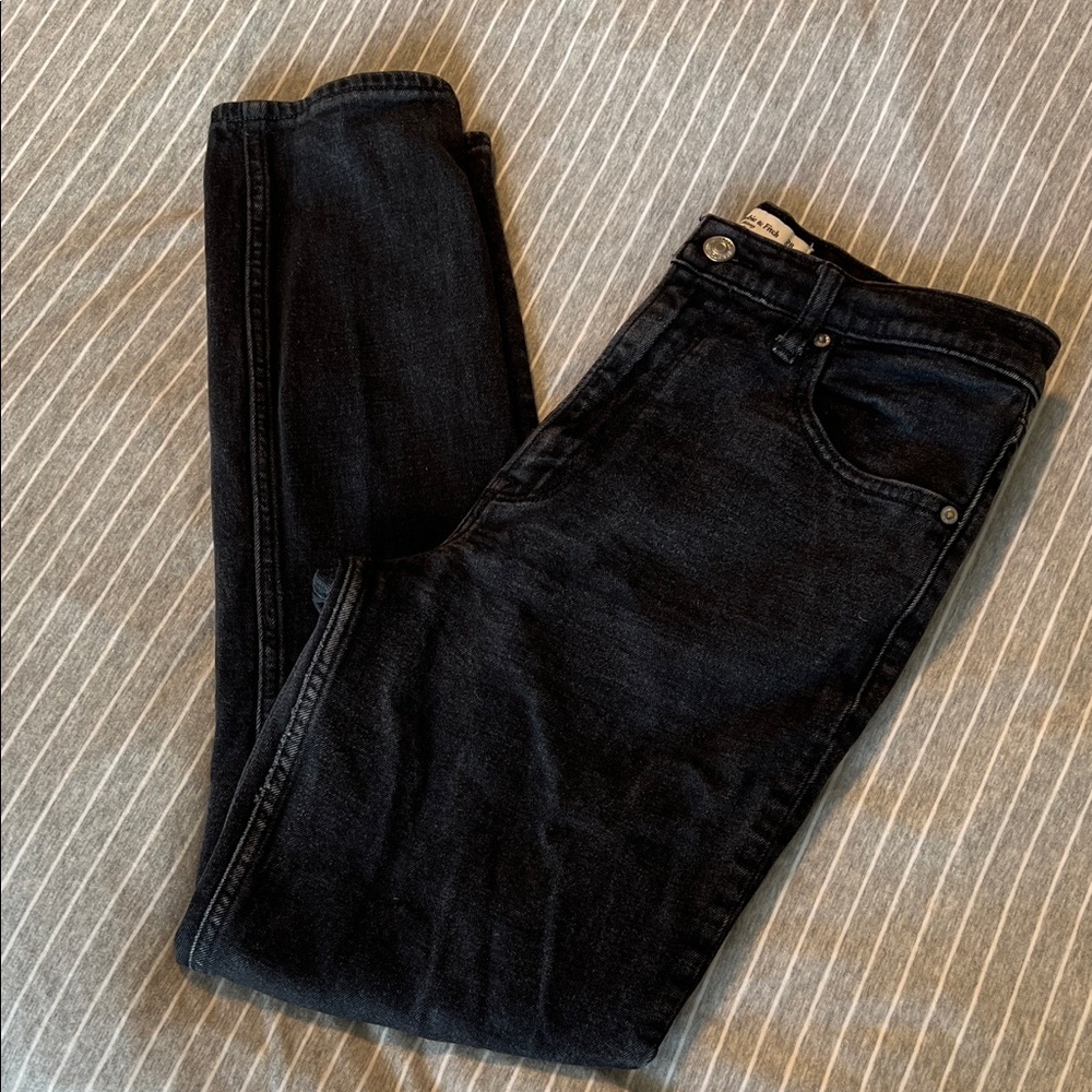 Abercrombie & Fitch Women's Black High Rise Jeans